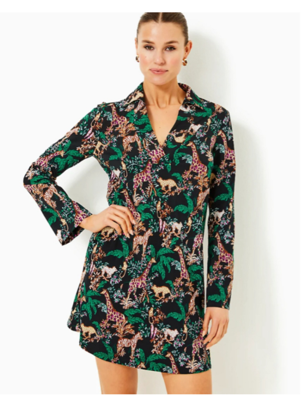 CHESSIE UPF 50+ DRESS, MULTI DANCING IN THE MOONLIGHT - NWT - size small